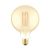  LED gold bulb carbon line fiber cage Globe G125 7W 640Lm E27 2700K dimmable - C56