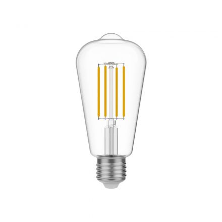  LED transparent Edison bulb ST64 7W 806Lm E27 2700K adjustable - T02