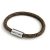  Bracelet with matte silver magnetic clasp and RN04 cable