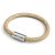  Matt silver bracelet with magnetic clasp and RS82 cable