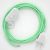  Lamp cable, RC34 milk and mint cotton 1.80 m. Off switch and plug color.