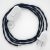  Lamp cable, TM20 dark blue rayon 1.80 m. Off switch and plug color.