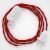  Lamp cable, TM09 red rayon 1.80 m. Off switch and plug color.