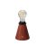  Portable and rechargeable Cabless11 lamp with drop bulb, suitable for lampshades