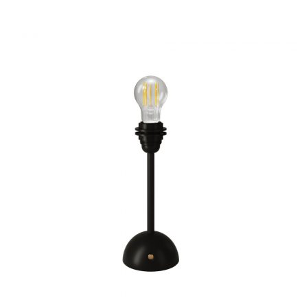  Portable and rechargeable Cabless12 lamp with drop bulb, suitable for lampshades