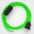  Lamp cable, RF06 neon green rayon 1.80 m. Off switch and plug color.