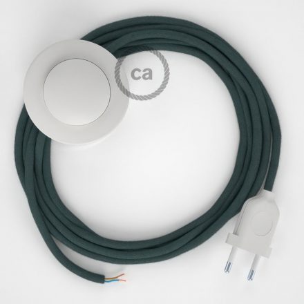  Connection base, RC30 gray stone cotton 3 m. Off switch and plug color.