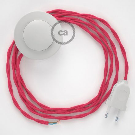  Connection base, TM08 fuchsia artificial silk 3 m. Choose the color of the switch and connector.