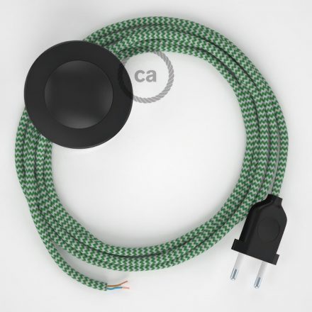  Connection base, RZ06 Green ZigZag Rayon 3 m. Choose the color of the switch and connector.