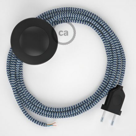  Connection base, RZ12 Blue ZigZag Rayon 3 m. Choose the color of the switch and connector.