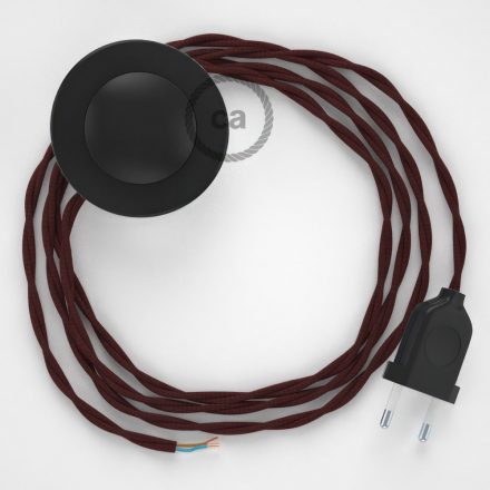  Connection base, TM19 Burgundy Rayon 3 m. Choose the color of the switch and connector.