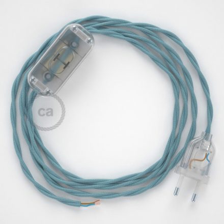  Lamp wiring, TC53 Ocean Cotton 1.80 m. Choose the color of the switch and connector.