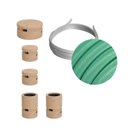  Filé System Wiggle Kit - with 3 meter light cable and 5 indoor wooden components