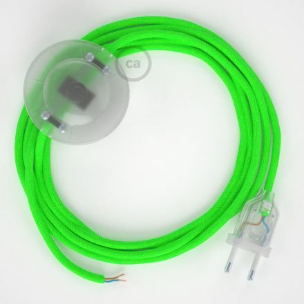  Connection base, RF06 Neon Green Rayon 3 m. Choose the color of the switch and connector.