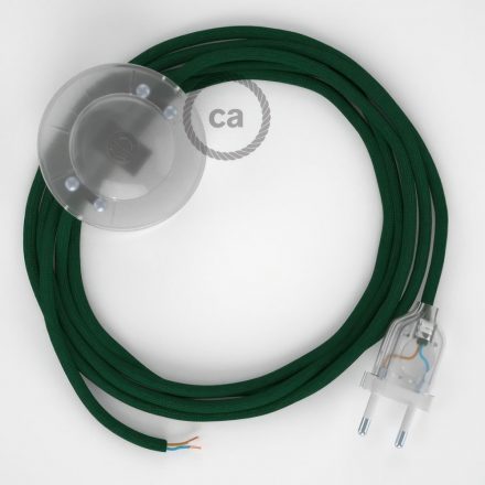  Connection base, RM21 dark green rayon 3 m. Choose the color of the switch and connector.