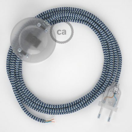  Connection base, RZ12 Blue ZigZag Rayon 3 m. Choose the color of the switch and connector.