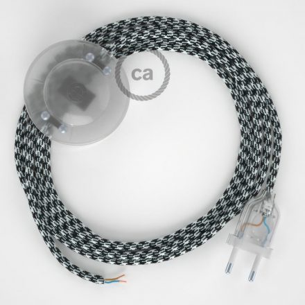  Connection base, RP04 white-black two-tone rayon 3 m. Choose the color of the switch and connector.