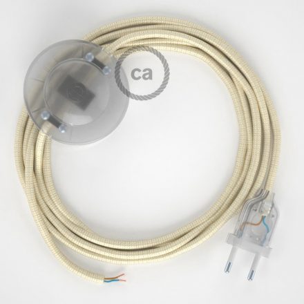  Connection pedestal, RM00 Ivory Rayon 3 m. Choose the color of the switch and connector.