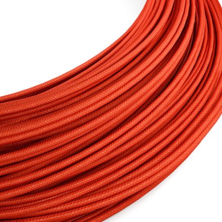  Extra low voltage power cable with silk fabric coating Red RM09 - 50 m