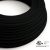  Round Electrical Cable 150ft (45.72m) Reel RC04 Black Cotton - UL Listed