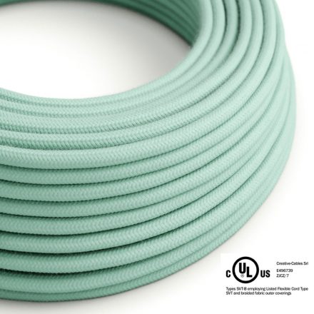  Round Electrical Cable 150 ft (45.72 m) Reel RC34 Milk and Mint Cotton - UL Listed