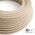  Round Electrical Cable 150ft (45.72m) Roll RD61 Lozenge Ancient Pink Cotton and Natural Linen - UL Listed