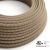  Round Electrical Cable 150 ft (45.72 m) Reel RD73 ZigZag Bark Cotton and Natural Linen - UL Listed