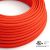 Round Electrical Cable 150 ft (45.72 m) Reel RF15 Orange Fluo Rayon - UL Listed