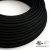  Round Electrical Cable 150ft (45.72m) Reel RM04 Black Rayon - UL Listed