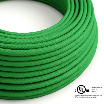  Round Electrical Cable 150ft (45.72m) Reel RM06 Green Rayon - UL Listed