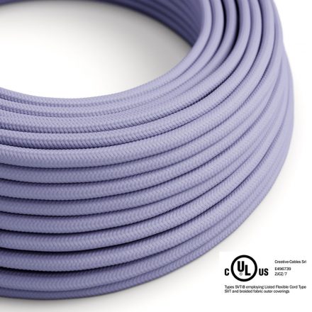  Round Electrical Cable 150 ft (45.72 m) Reel RM07 Lilac Rayon - UL Listed