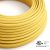  Round Electrical Cable 150ft (45.72m) Reel RM10 Yellow Rayon - UL Listed