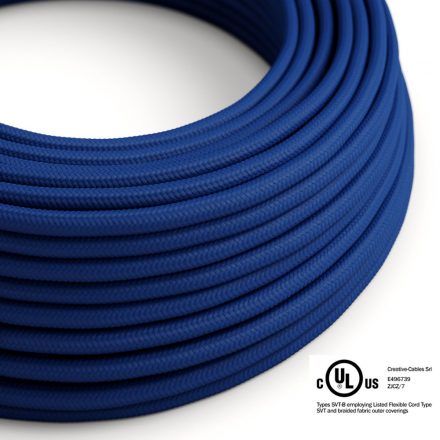  Round Electrical Cable 150ft (45.72m) Reel RM12 Blue Rayon - UL Listed