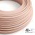  Round Electrical Cable 150ft (45.72m) Roll RM16 Baby Pink Rayon - UL Listed