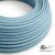  Round Electrical Cable 150ft (45.72m) Roll RM17 Baby Azure Rayon - UL Listed