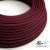  Round Electrical Cable 150ft (45.72m) Reel RM19 Burgundy Rayon - UL Listed