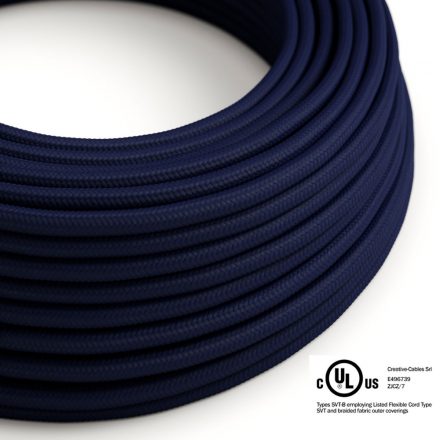  Round Electrical Cable 150ft (45.72m) Roll RM20 Dark Blue Rayon - UL Listed