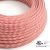  Round Electrical Cable 150 ft (45.72 m) Reel RZ09 ZigZag Red Rayon - UL Listed