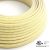  Round Electrical Cable 150 ft (45.72 m) Reel RZ10 ZigZag Yellow Rayon - UL Listed