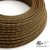  Round Electrical Cable 150ft (45.72m) Reel RZ24 ZigZag Gold & Black Rayon - UL Listed