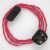  Lamp wiring, TM08 fuchsia artificial silk 1.80 m.