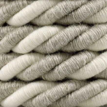  XL electric cable, electric cable 3x0.75. Natural linen and raw cotton fabric cover. Its diameter is 16 mm.