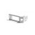  White metal adjustable cable clip for Creative-Tube