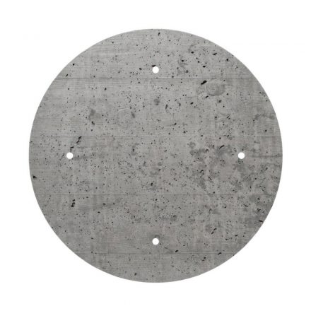  400 mm diameter round pre-drilled panel for Rose-One system