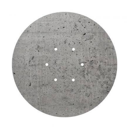  400 mm diameter round pre-drilled panel for Rose-One system