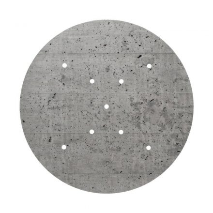  400 mm diameter round pre-drilled panel for Rose-One system