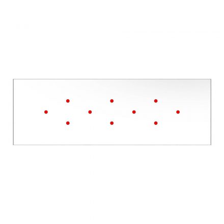  Square panel for pre-drilled Rose-One, width 675 mm, length 225 mm