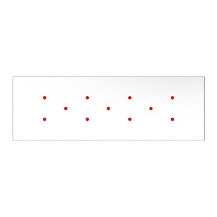  Square panel for pre-drilled Rose-One, width 675 mm, length 225 mm