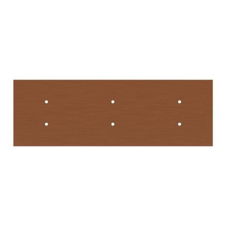  Square panel for pre-drilled Rose-One, width 675 mm, length 225 mm