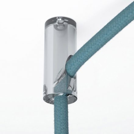  Decentralizing, ceiling hook fabric for electric cables with stopper